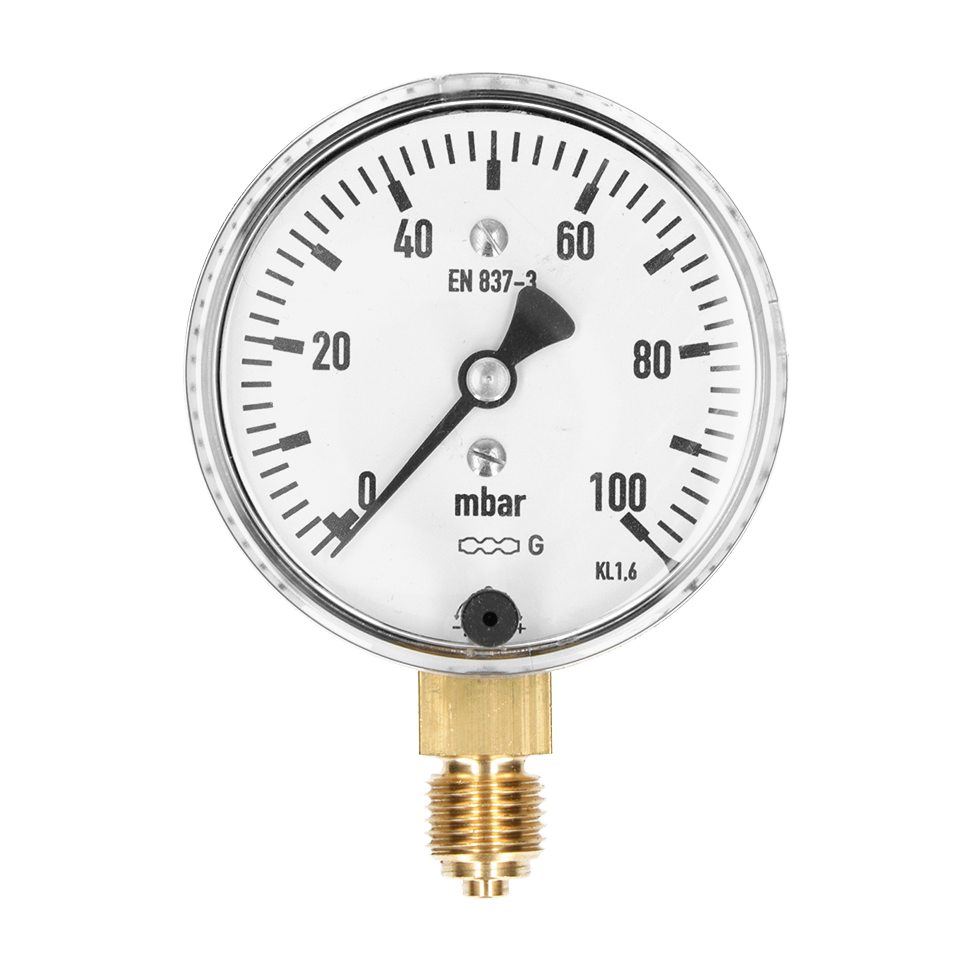 Druckanzeige Wasserdruckmesser Manometer Öldruckmesser 0-15psi/0-1bar 1/4'  BSPT