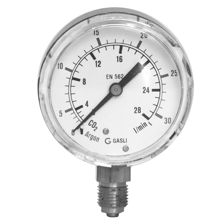 Argon / CO2 pressure gauges